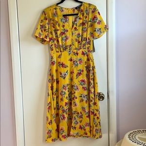 NWT Lulu’s Daytime Floral Dress